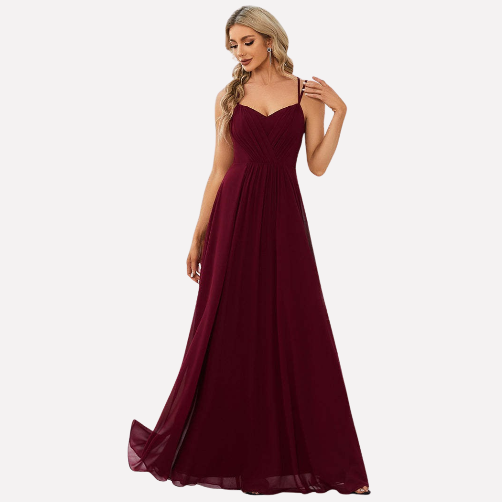 Elegante Damesjurk met Halternek voor een Chique Look