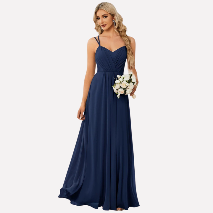 Elegante Damesjurk met Halternek voor een Chique Look