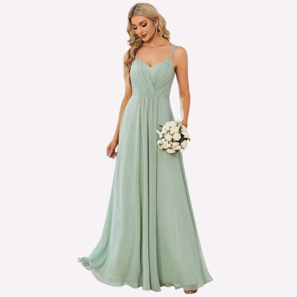 Elegante Damesjurk met Halternek voor een Chique Look