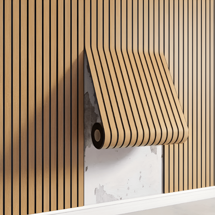 3D Zelfklevende Houten Wandpanelen