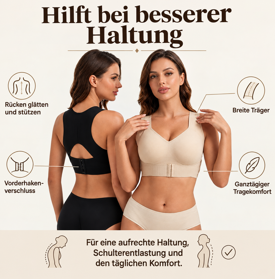 Ondersteunende houdingscorrigerende bh