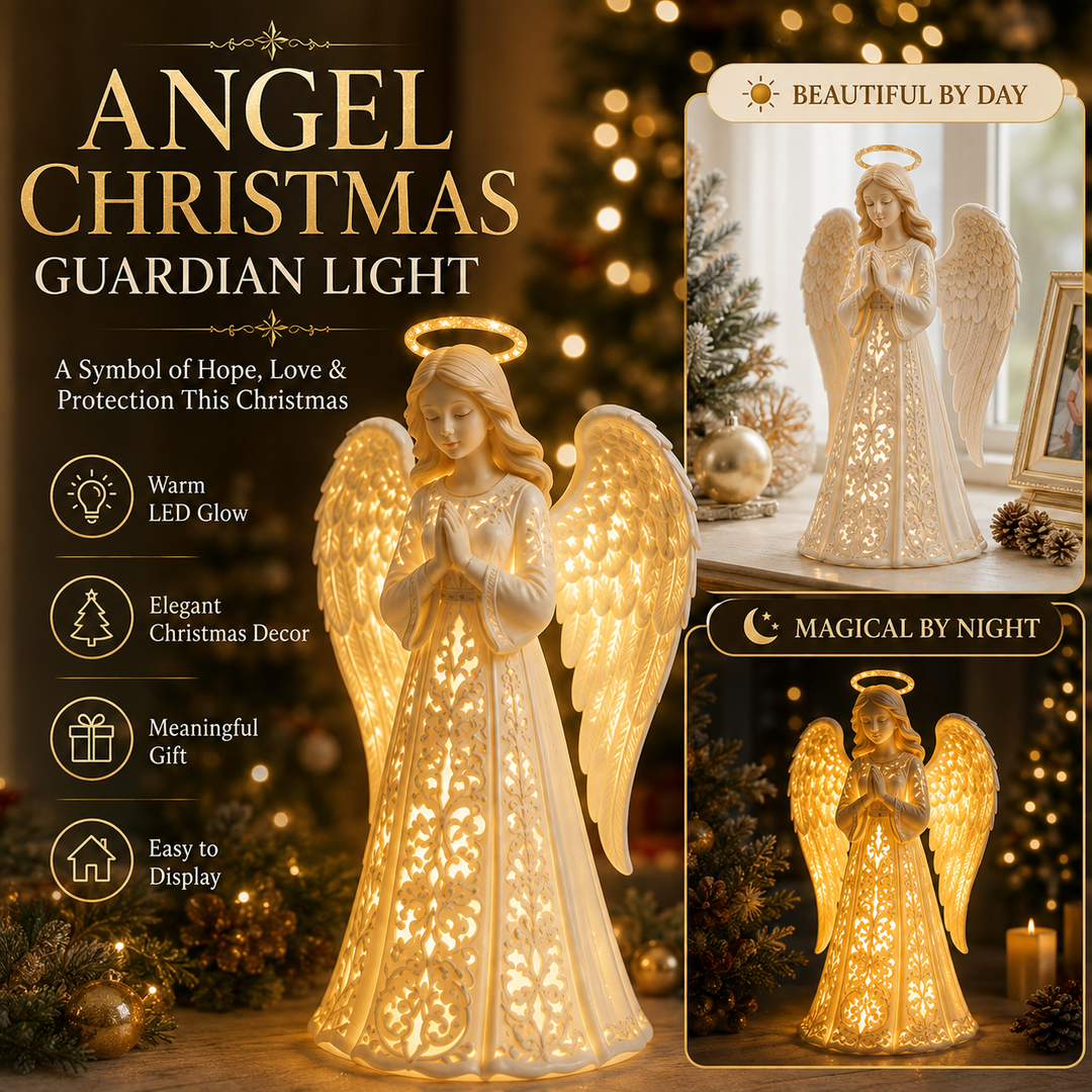 Kerstengellamp – warme gouden gloed voor hoop en liefde