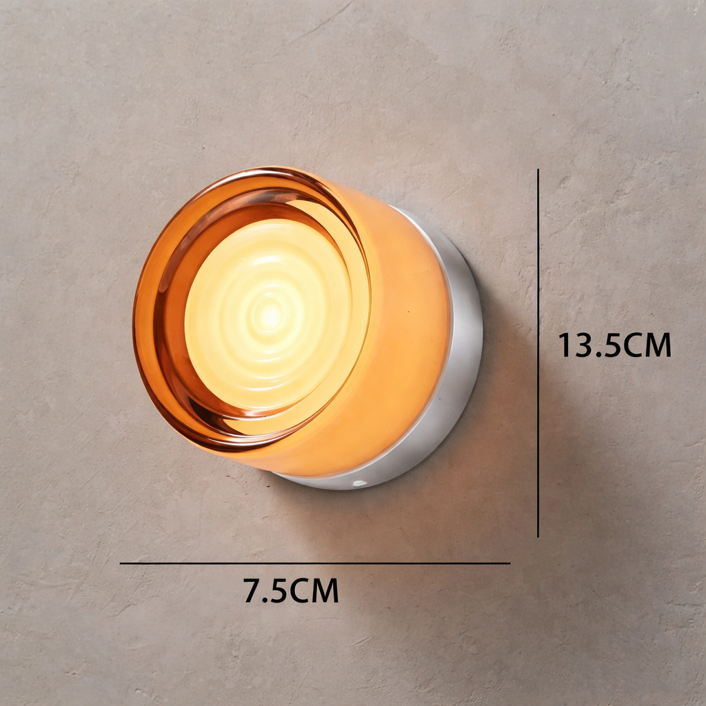 Noordse ronde wandlamp – moderne led-wandlamp voor slaapkamer en gang