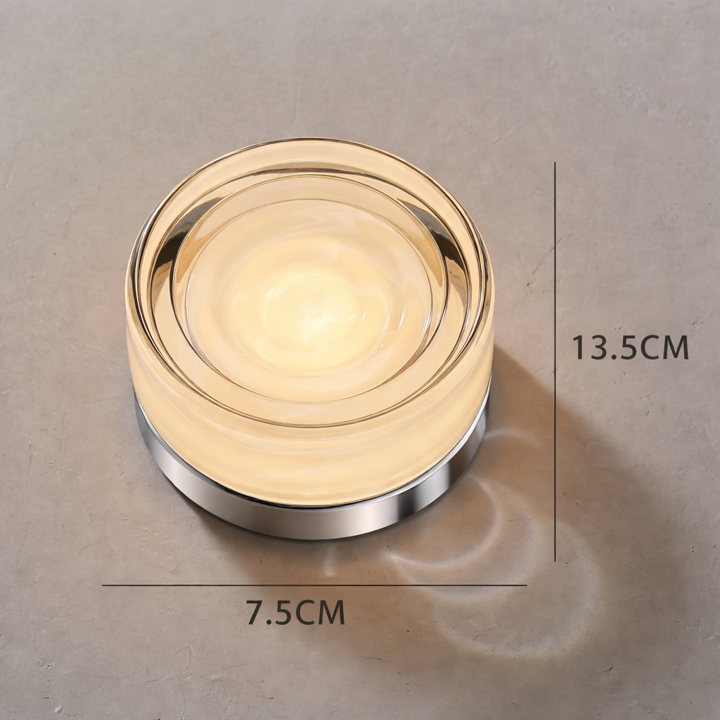 Noordse ronde wandlamp – moderne led-wandlamp voor slaapkamer en gang