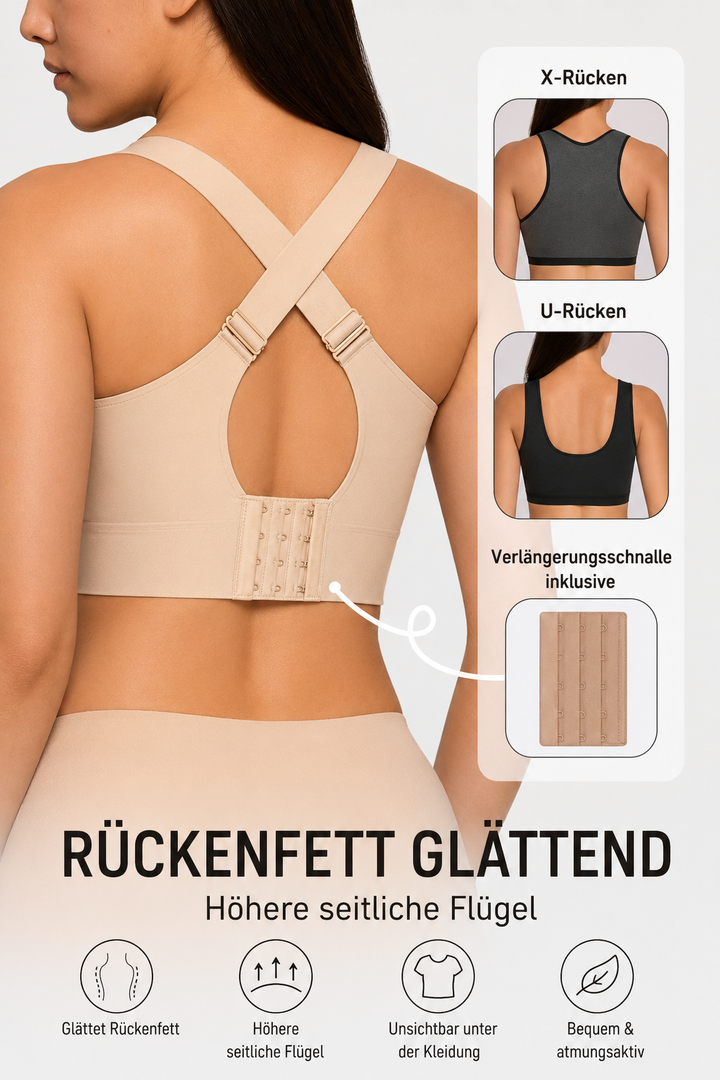 Comfortabele beugelloze jelly-bh met volledige bedekking en gladmakende pasvorm