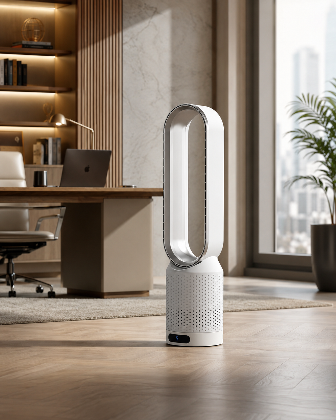 Purifier 3-in-1 luchtkoeler met luchtreiniger | Oscillatie & LED-touchscreen