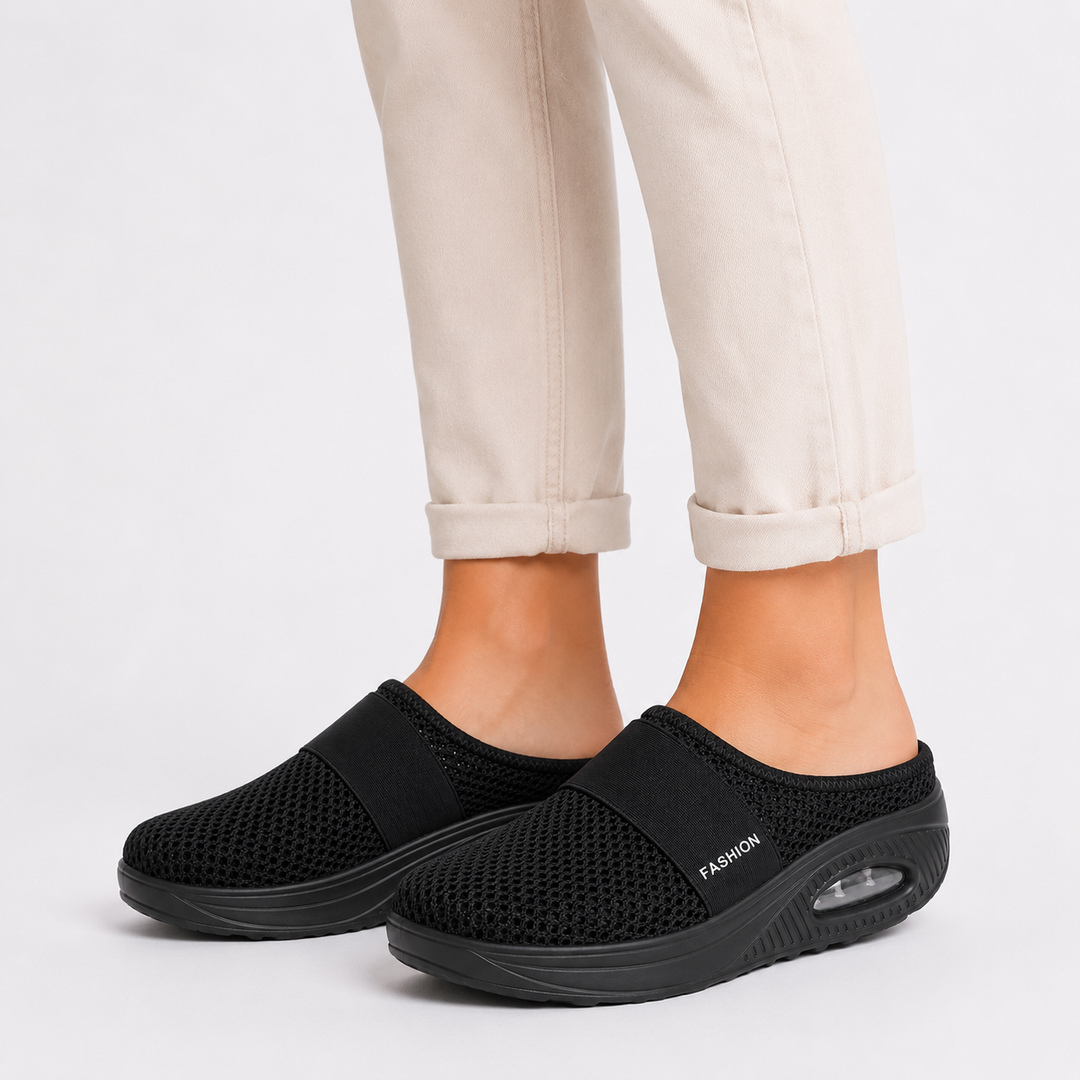 Orthopedische slip-on sandalen voor dames – comfortabele, ademende sandalen om in te lopen