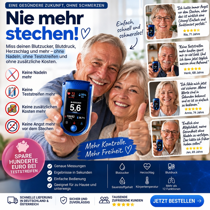 Moeiteloos comfort bij elke dagelijkse gezondheidscontrole