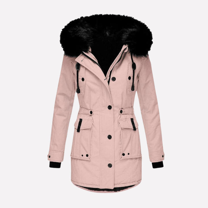 Dames Parka Jas met Kap en Flapzakken