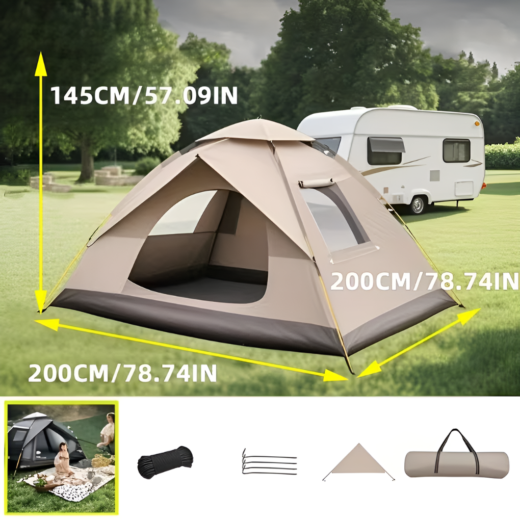 Automatische snel op te zetten campingtent voor buiten