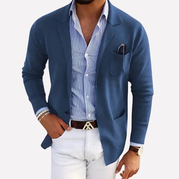 LEGEND Heren Gebreide Blazer