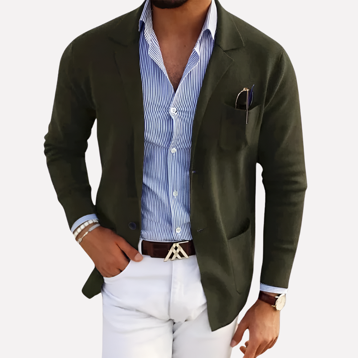 LEGEND Heren Gebreide Blazer