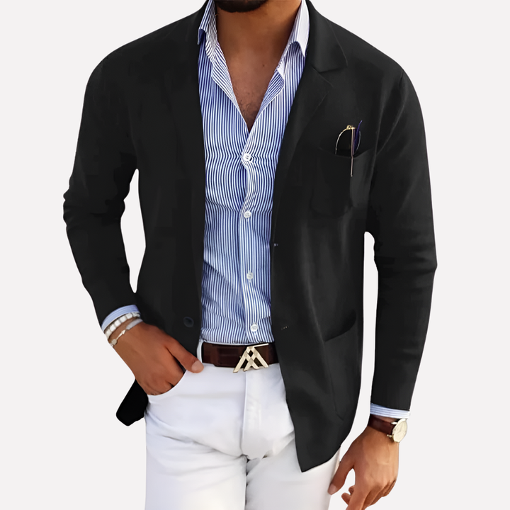 LEGEND Heren Gebreide Blazer