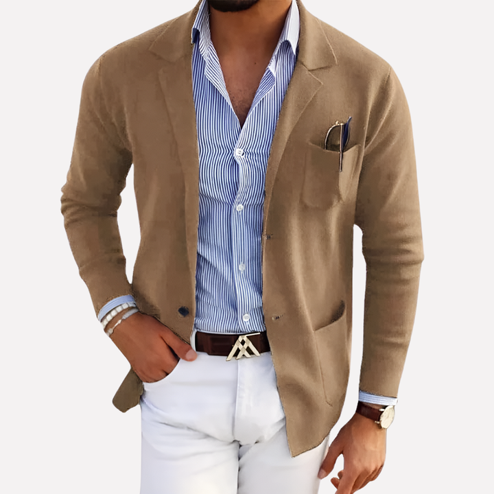 LEGEND Heren Gebreide Blazer