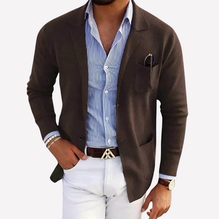 LEGEND Heren Gebreide Blazer