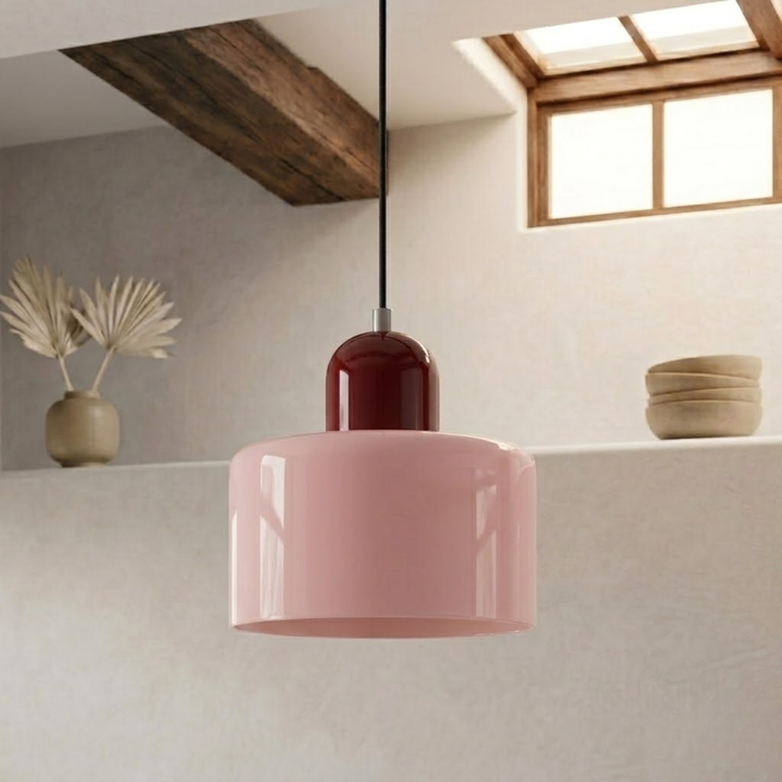Ringhanglamp met uitgebreid halo-ontwerp