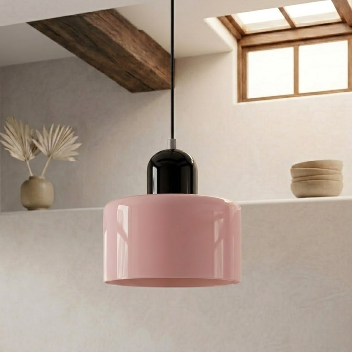 Ringhanglamp met uitgebreid halo-ontwerp