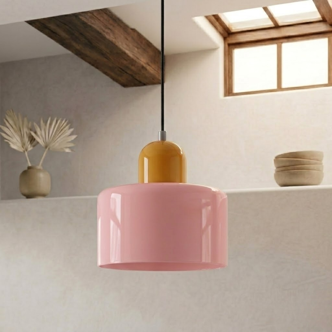 Ringhanglamp met uitgebreid halo-ontwerp
