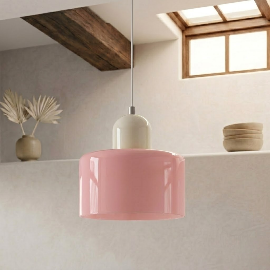Ringhanglamp met uitgebreid halo-ontwerp