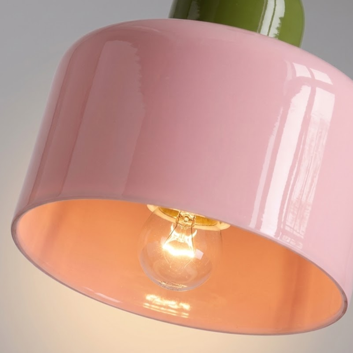 Ringhanglamp met uitgebreid halo-ontwerp