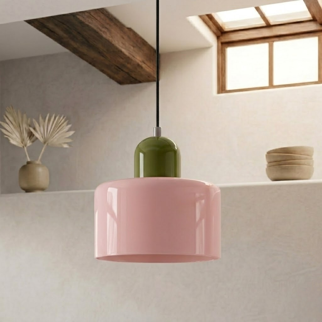 Ringhanglamp met uitgebreid halo-ontwerp