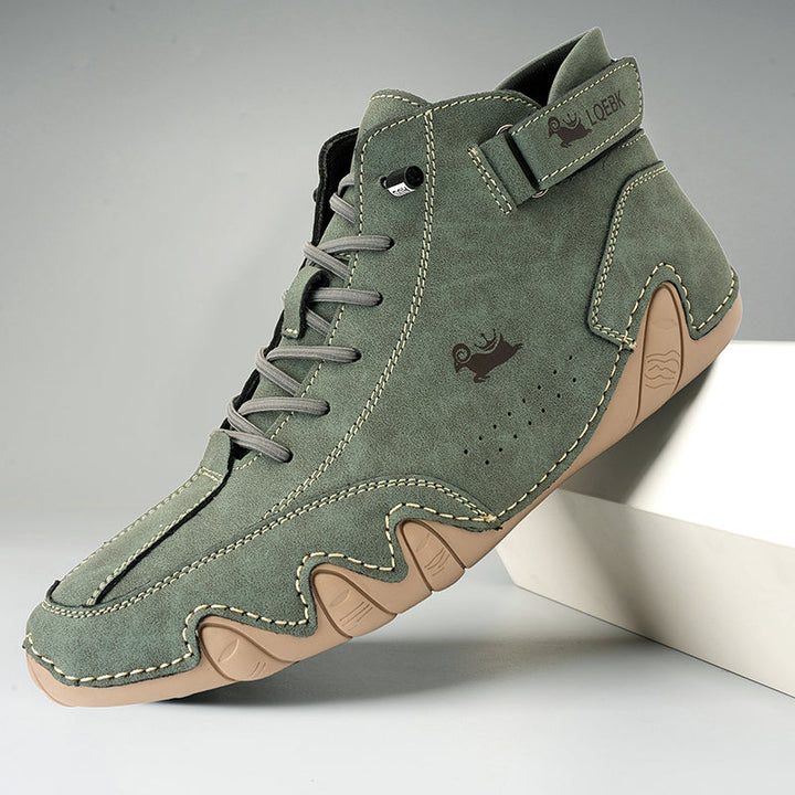 Wandelschoenen Heren - leren - orthopedisch voetbed