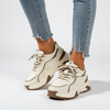 Dames sneakers met plateauzool – Cynthia