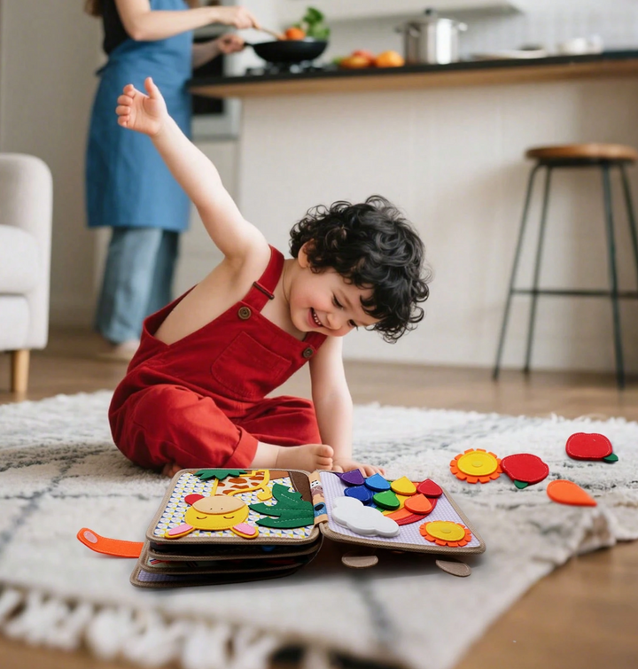 Montessori-beschäftigingsboek – leren door spelen