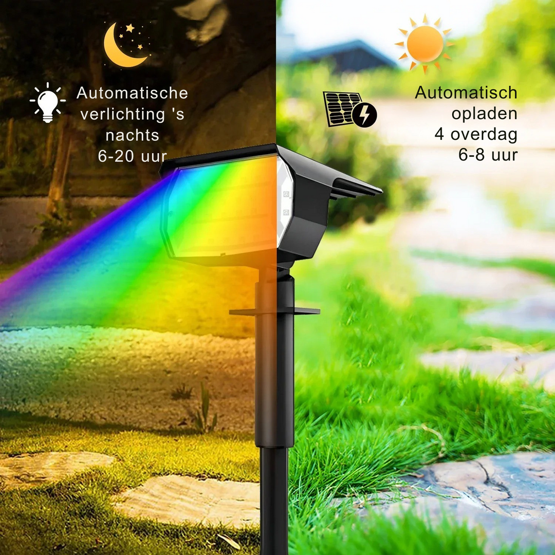 Vasco – Draadloze Waterdichte Solar Spotlights voor Buiten