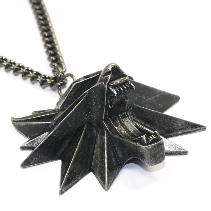 Roestvrijstalen ketting met wolfmedaillon – WolfCharm