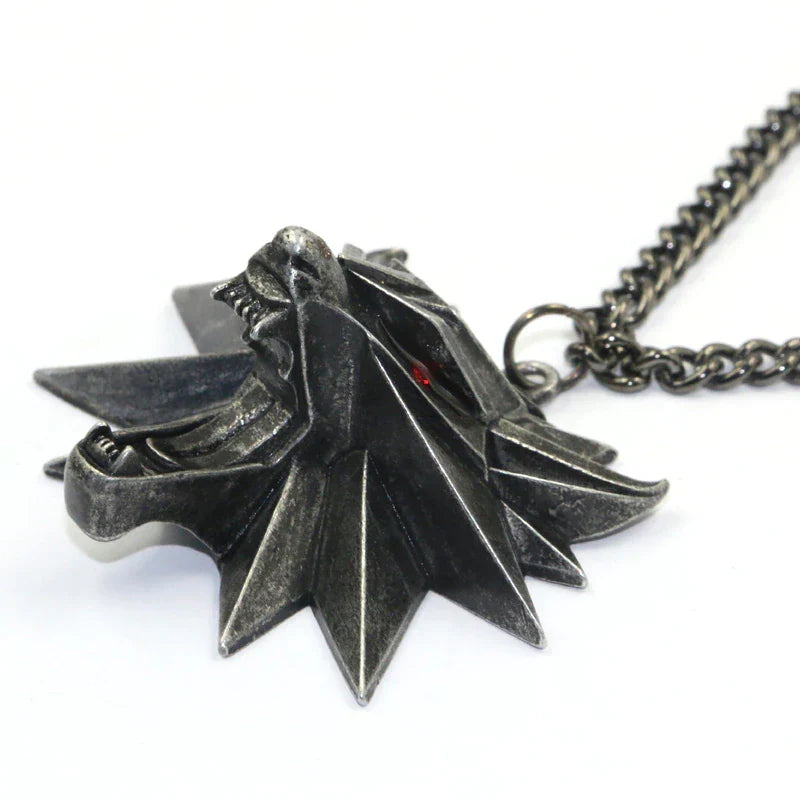 Roestvrijstalen ketting met wolfmedaillon – WolfCharm