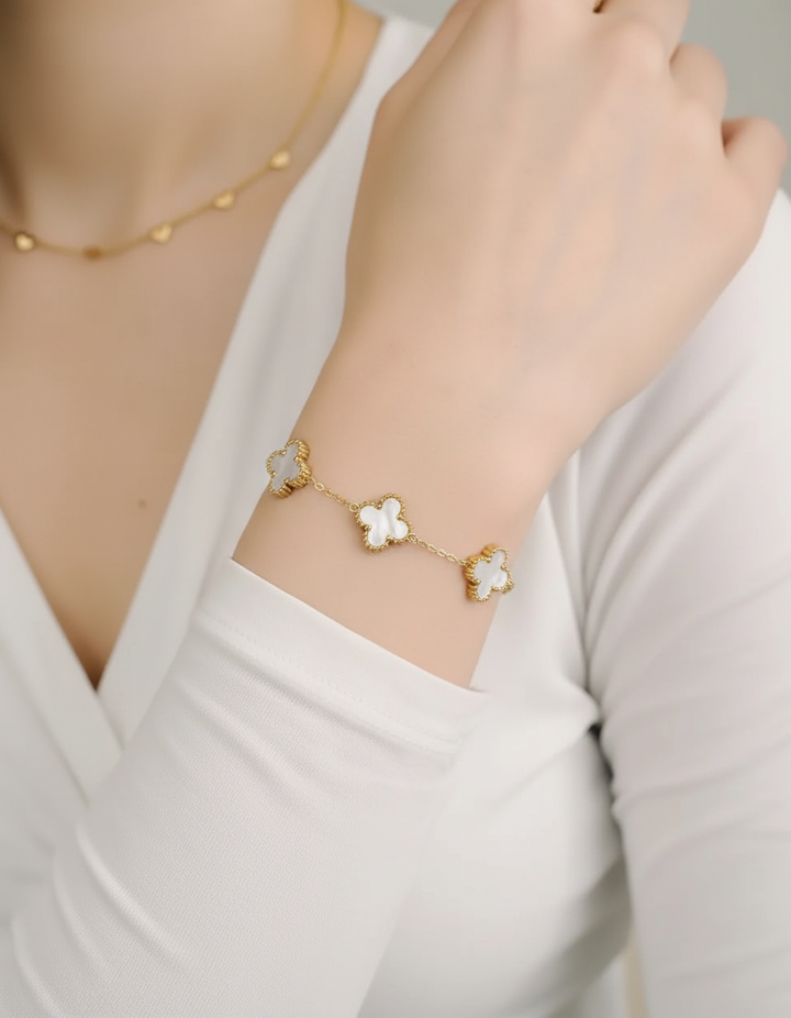 Elegante klavertjes-armband – FlowerShine