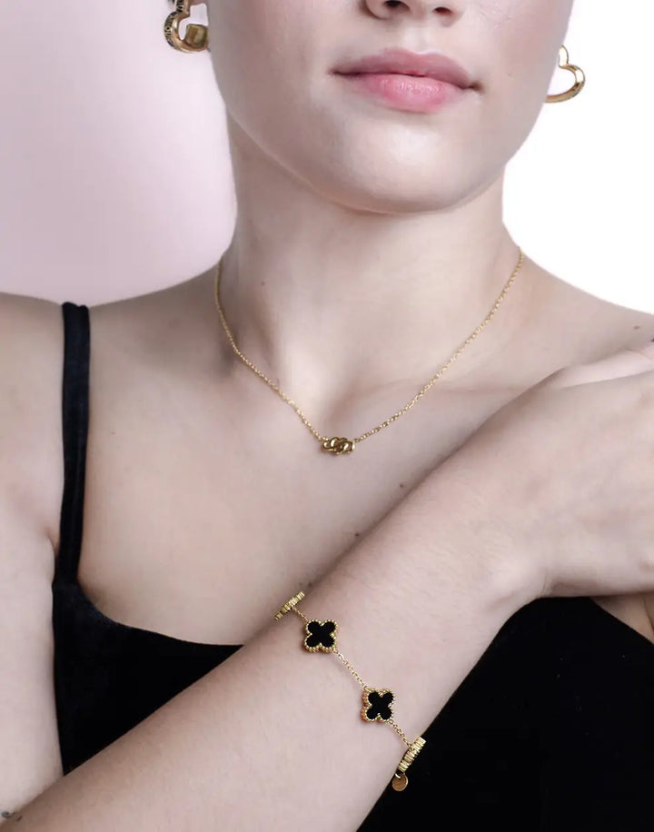 Elegante klavertjes-armband – FlowerShine