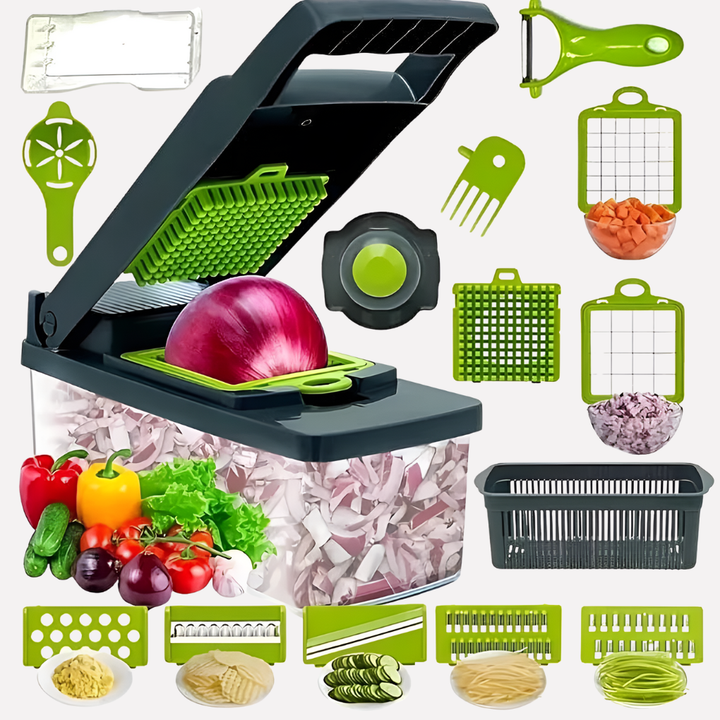4‑in‑1 Groentensnijder en Spiralizer
