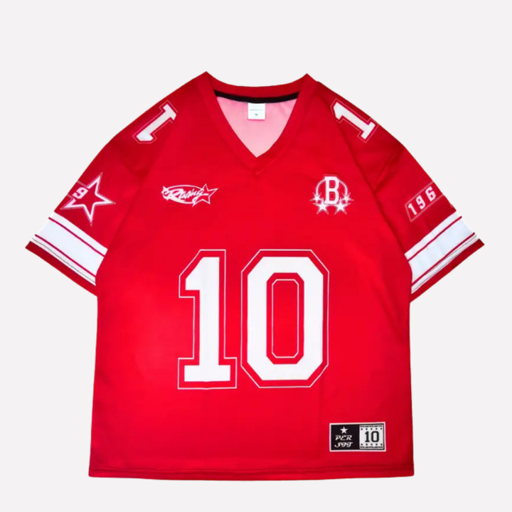 Heren Mesh Graphic Jersey T-Shirt