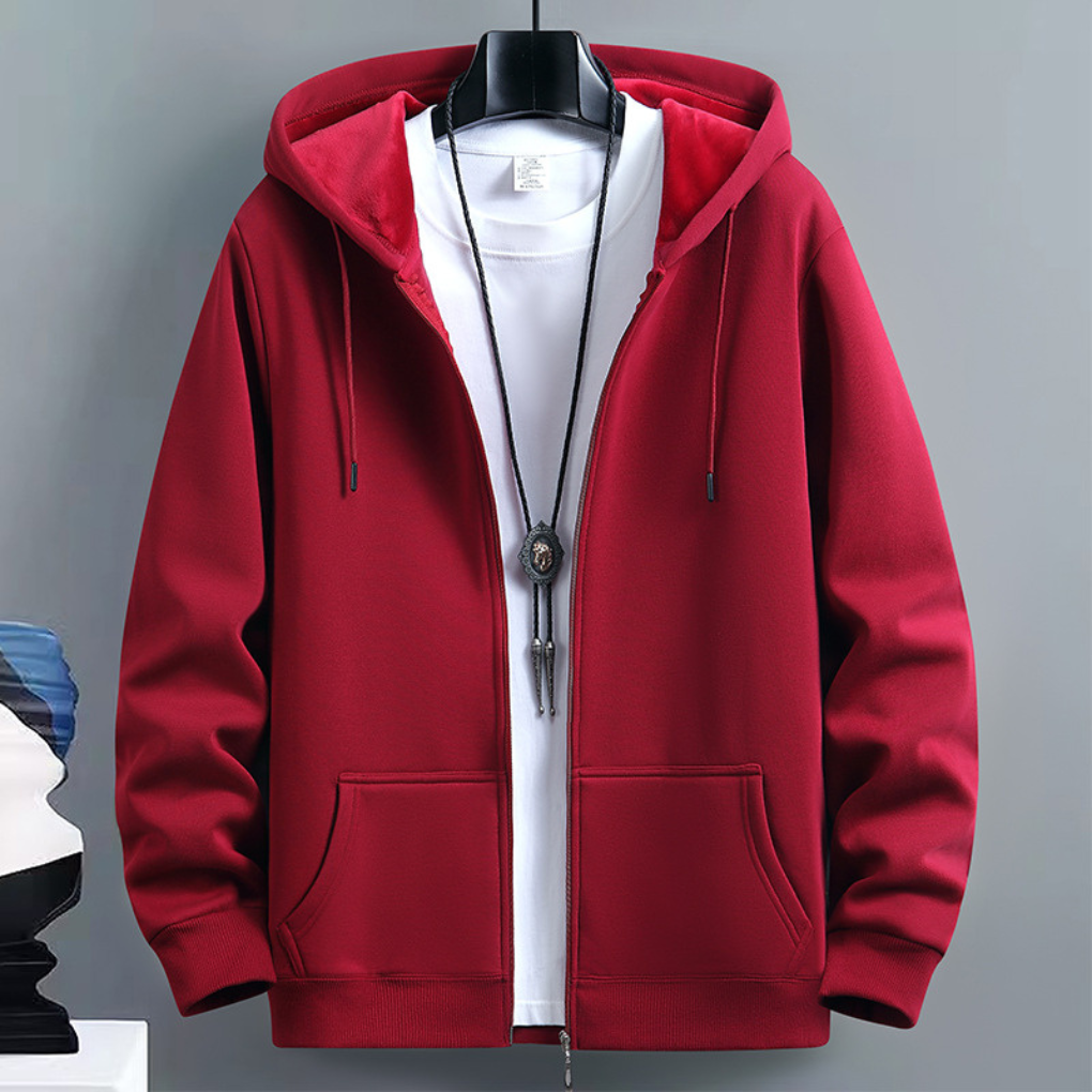 Heren Zip-Up Hoodie