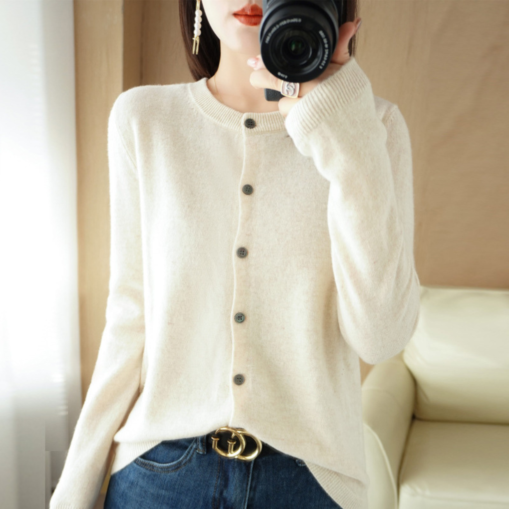 Comfortabele Dames Gebreide Cardigan voor Elke Dag