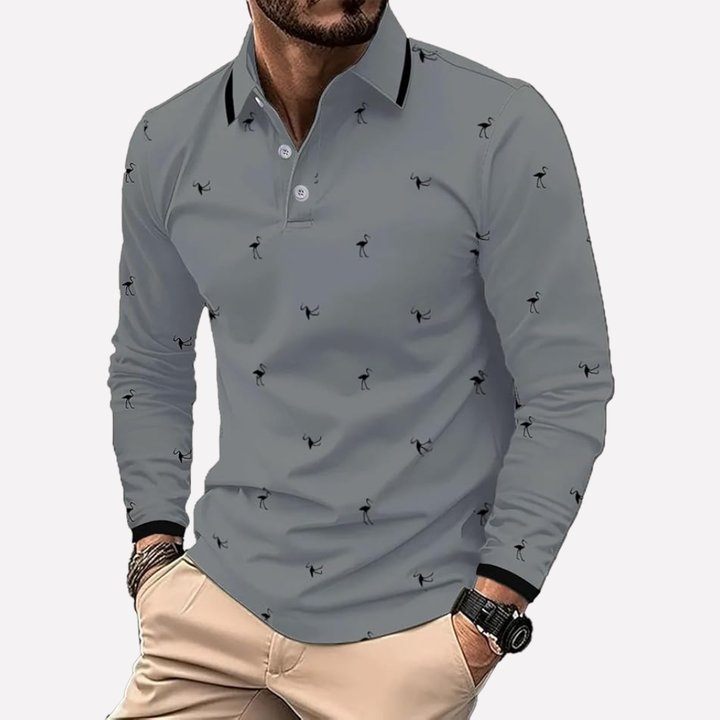 Heren Lange Mouwen Shirt