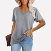 Vrouwen V‑Hals Korte Mouwen Top