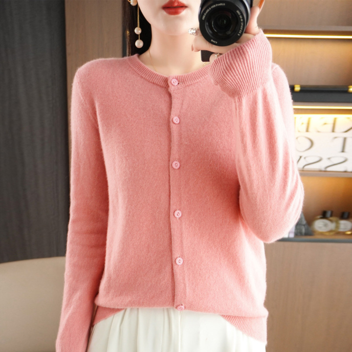 Comfortabele Dames Gebreide Cardigan voor Elke Dag