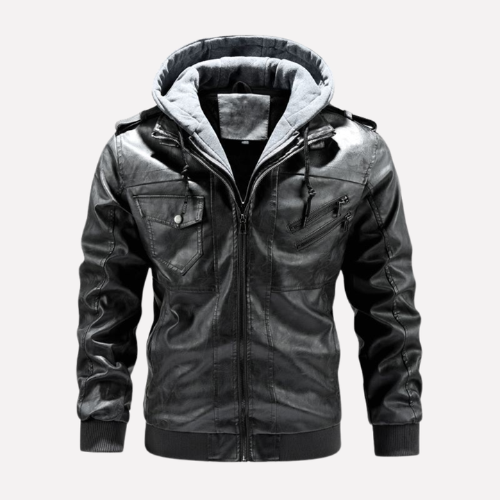 Mannen Winterjas met Bontkraag