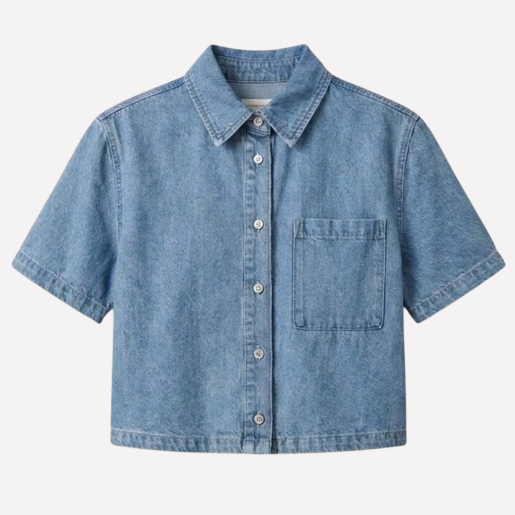 Casual blauw overhemd