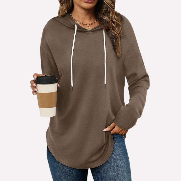Dames Lange Mouwen Crewneck Sweatshirt