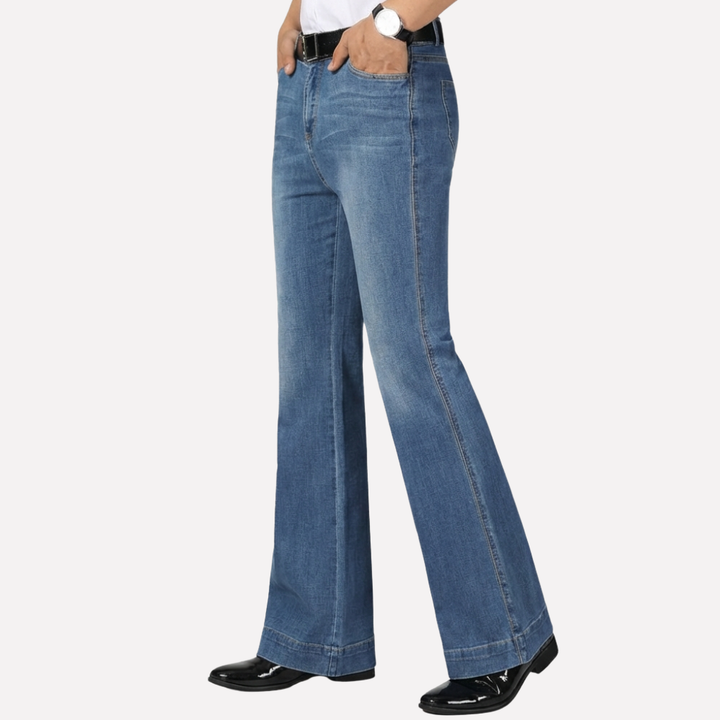 Vrouwen Hoge Taille Brede Pijpen Jeans