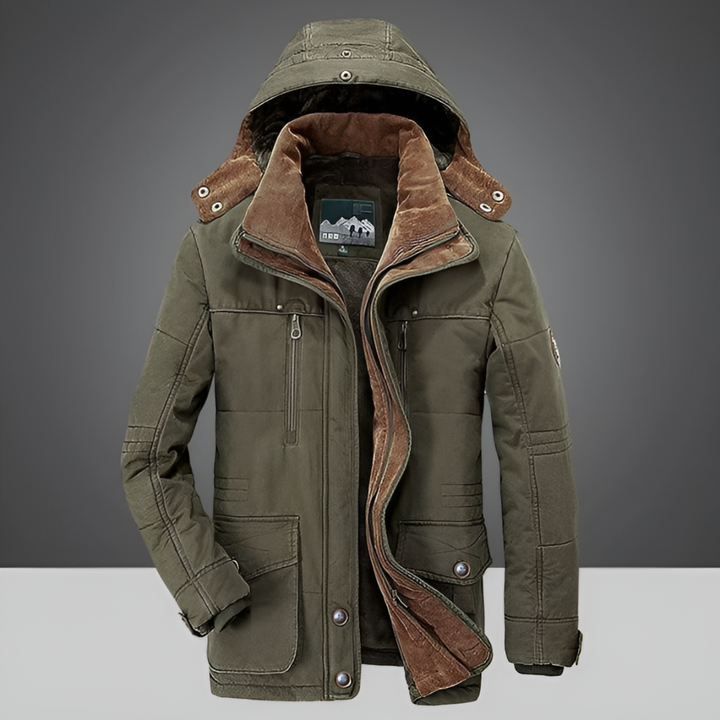 Heren Warm Winterjas