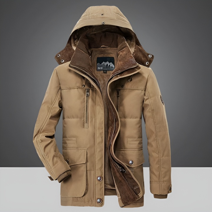 Heren Warm Winterjas
