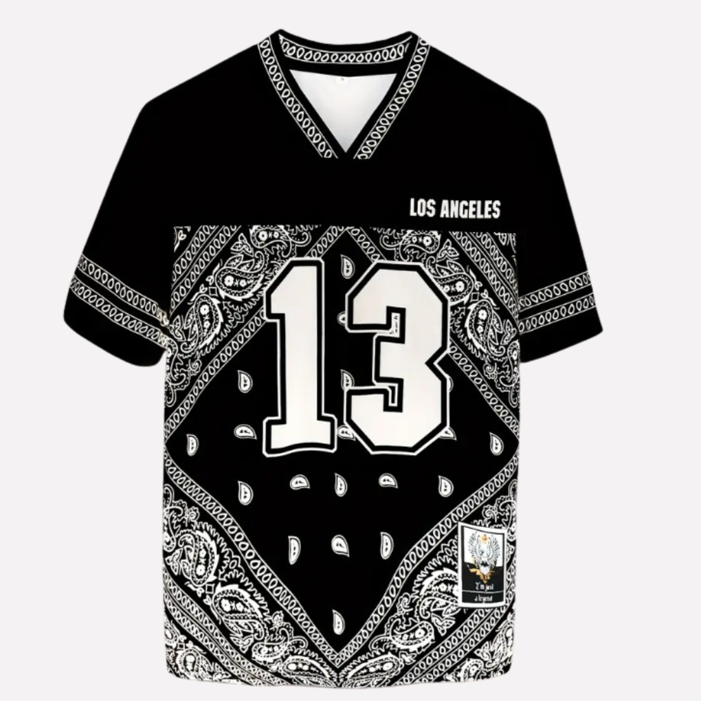 Heren Mesh Graphic Jersey T-Shirt