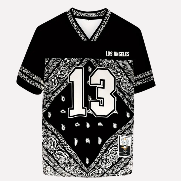 Heren Mesh Graphic Jersey T-Shirt