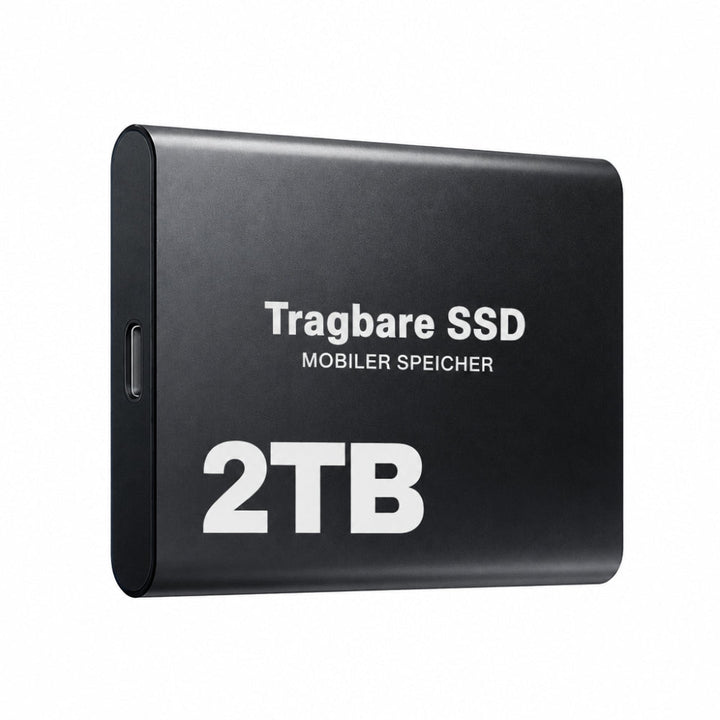 Externe 2-TB-SSD met USB-C en highspeed