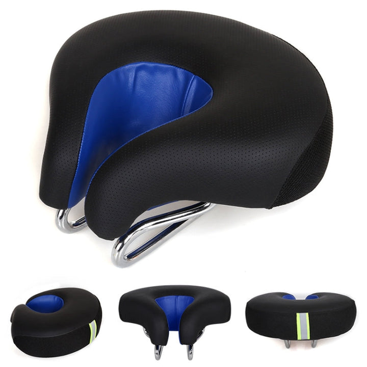 Mountainbikezadel zonder neus | Ergonomisch gevoerd zitkussen | Drukverlichting